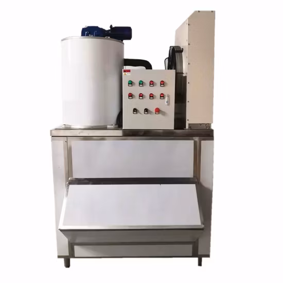 Water Cooling 15 Tons Ice Machine Flaker for Freezing Meat Vegetables
