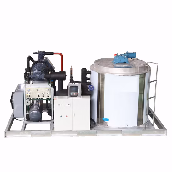 Water Cooling 15 Tons Ice Machine Flaker for Freezing Meat Vegetables