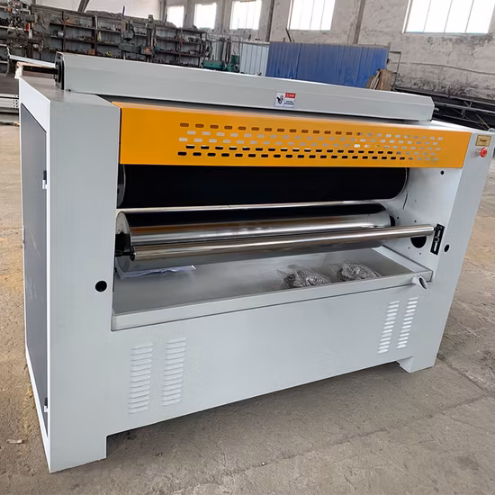 Mt6213 Woodworking 1300mm Wood Board MDF Roller Veneer Glue Spreading Machine Double Sides Glue Spreader Machine